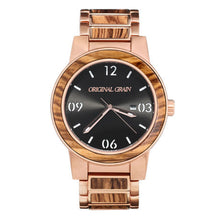 The Barrel - Rose Gold/Zebrawood | Original Gra...