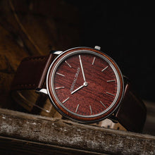 The Minimalist - Rosewood/Chrome/Brown Leather ...