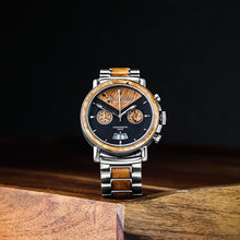 The Alterra Chronograph - THE MARC (Burl Wood/S...