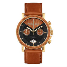 The Alterra Chronograph - COGNAC (Mahogany/Anti...