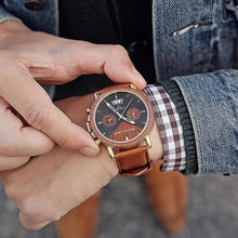 The Alterra Chronograph - COGNAC (Mahogany/Anti...