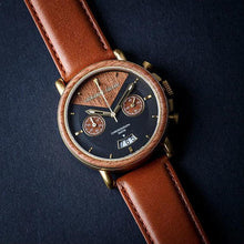 The Alterra Chronograph - COGNAC (Mahogany/Anti...