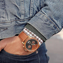 The Alterra Chronograph - COGNAC (Mahogany/Anti...