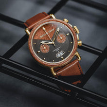 The Alterra Chronograph - COGNAC (Mahogany/Anti...