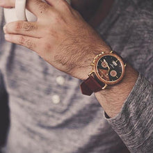 The Alterra Chronograph - COGNAC (Mahogany/Anti...
