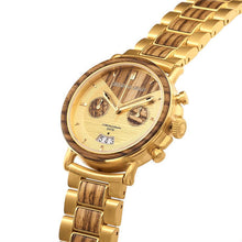 The Alterra Chronograph - CAPITAL (Zebrawood/Go...
