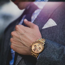 The Alterra Chronograph - CAPITAL (Zebrawood/Go...