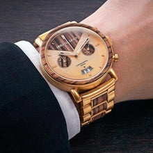 The Alterra Chronograph - CAPITAL (Zebrawood/Go...